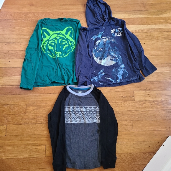 Land's End, H&M & Old navy Boys long sleeve shirt - Picture 1 of 16